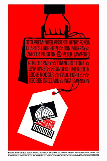 Plakat do filmu "Burza nad Waszyngtonem" #1116724