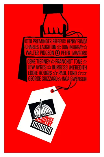 Plakat do filmu "Burza nad Waszyngtonem" #1116726