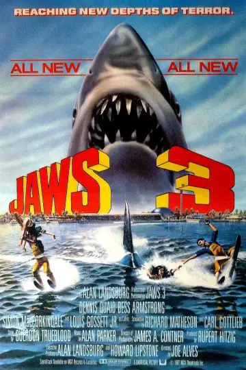 Plakat do filmu "Szczęki 3" #335516