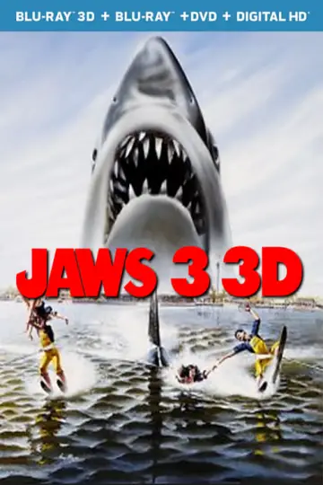 Plakat do filmu "Szczęki 3" #335518