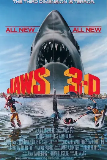 Plakat do filmu "Szczęki 3" #335524