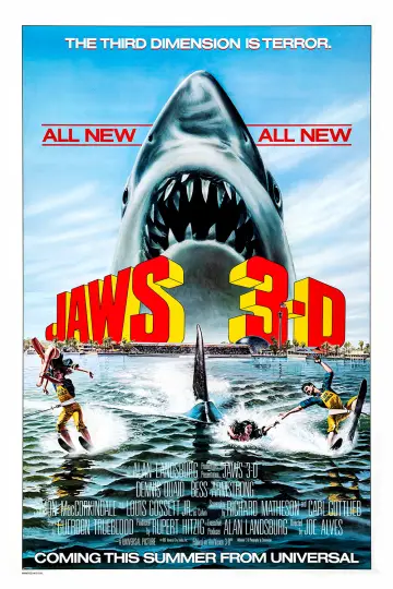 Plakat do filmu "Szczęki 3" #699296