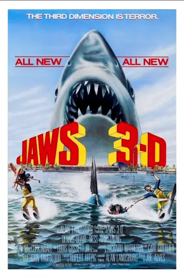 Plakat do filmu "Szczęki 3" #699305