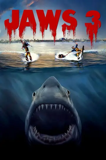 Plakat do filmu "Szczęki 3" #699318
