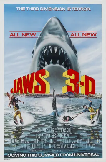 Plakat do filmu "Szczęki 3" #861202