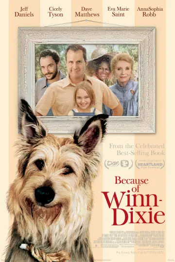 Plakat do filmu "Dzięki tobie, Winn-Dixie" #1044343