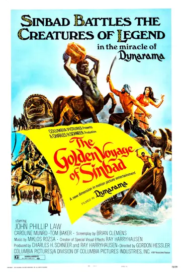 Plakat do filmu "The Golden Voyage of Sinbad" #876273