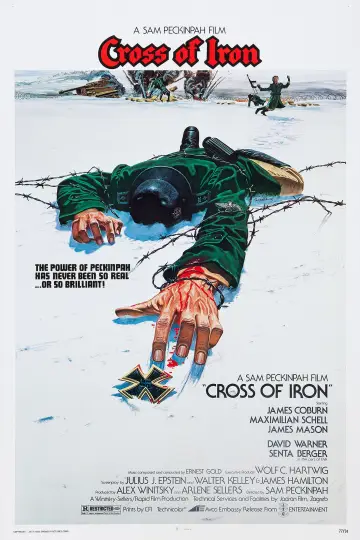 Plakat do filmu "Żelazny krzyż" #131912