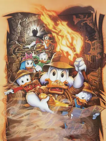 Plakat do filmu "Kacze opowieści: Poszukiwacze zaginionej lampy" #266240