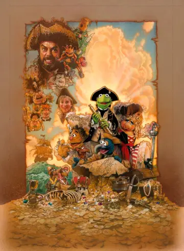 Plakat do filmu "Muppety na wyspie skarbów" #382314