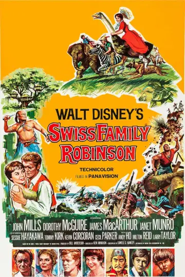Plakat do filmu "Szwajcarska rodzina Robinsonów" #130869