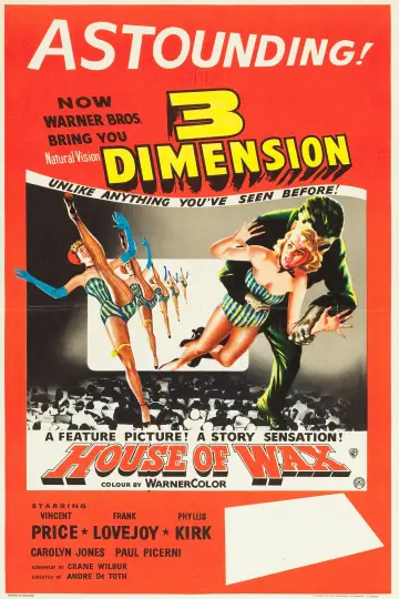Plakat do filmu "Gabinet figur woskowych" #148601