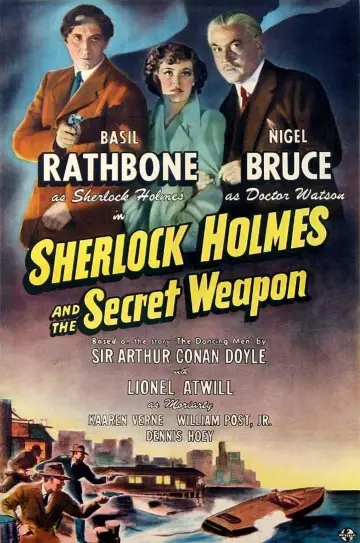 Plakat do filmu "Sherlock Holmes and the Secret Weapon" #1030083