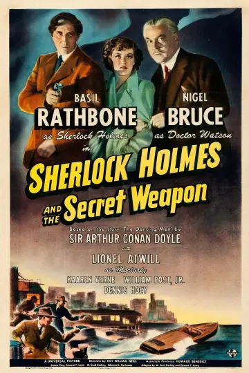 Plakat do filmu "Sherlock Holmes and the Secret Weapon" #1030086