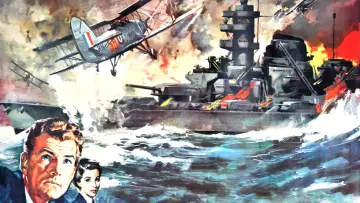 Zasłona do filmu "Zatopić pancernik Bismarck!" #422721