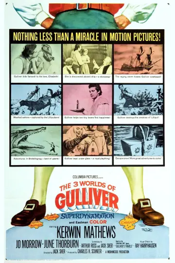 Plakat do filmu "The 3 Worlds of Gulliver" #1093515