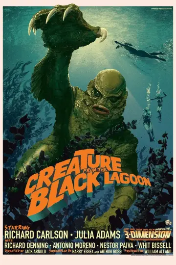 Plakat do filmu "Creature from the Black Lagoon" #114594