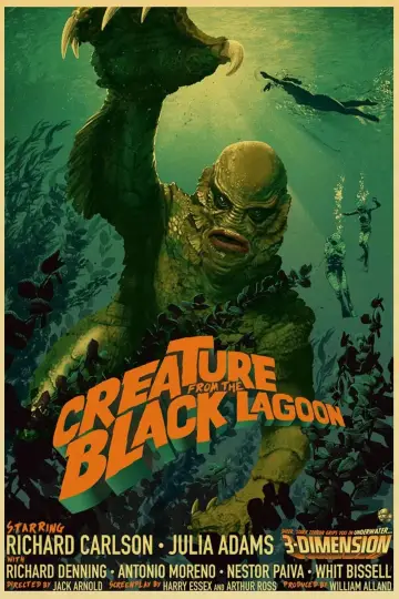 Plakat do filmu "Creature from the Black Lagoon" #114605