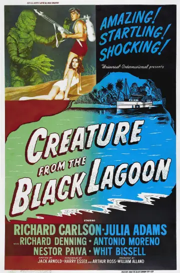 Plakat do filmu "Creature from the Black Lagoon" #114606