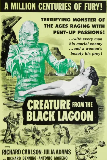 Plakat do filmu "Creature from the Black Lagoon" #114631