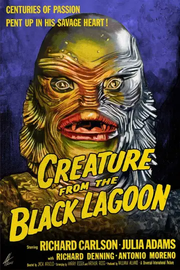Plakat do filmu "Creature from the Black Lagoon" #871038