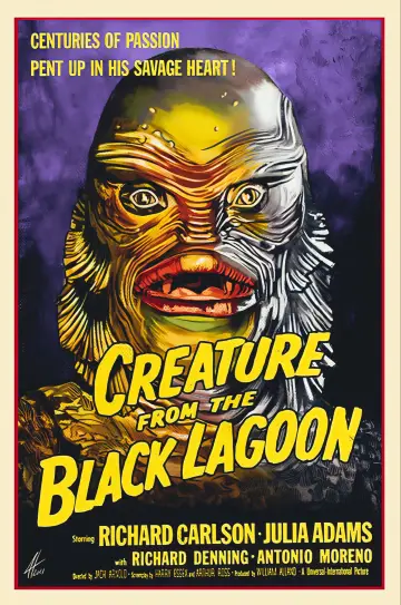 Plakat do filmu "Creature from the Black Lagoon" #871055