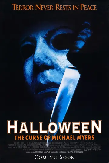 Plakat do filmu "Halloween VI: Przekleństwo Michaela Myersa" #98252