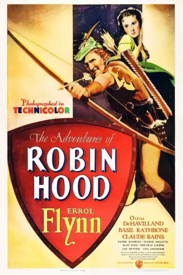 Plakat do filmu "Przygody Robin Hooda" #83549