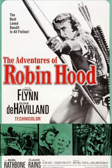 Plakat do filmu "Przygody Robin Hooda" #83555