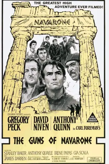 Plakat do filmu "Działa Navarony" #95730