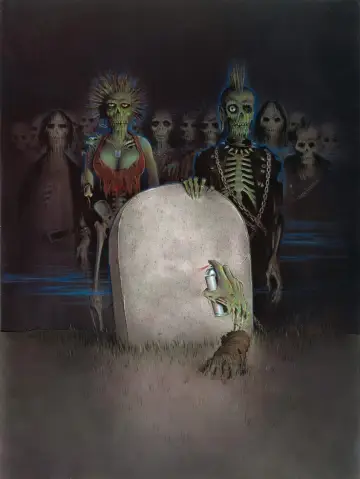 Plakat do filmu "Powrót żywych trupów" #237233