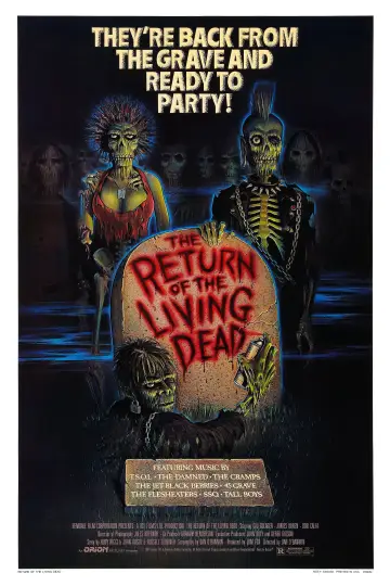 Plakat do filmu "Powrót żywych trupów" #713151