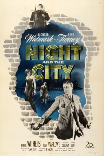 Plakat do filmu "Noc i miasto" #1090559