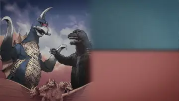 Zasłona do filmu "Godzilla kontra Gigan" #950090