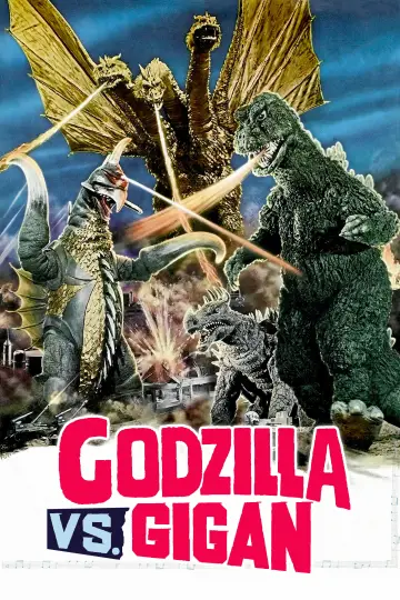 Plakat do filmu "Godzilla kontra Gigan" #950101