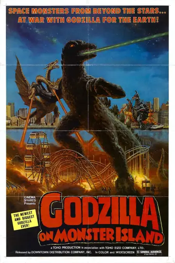 Plakat do filmu "Godzilla kontra Gigan" #950109