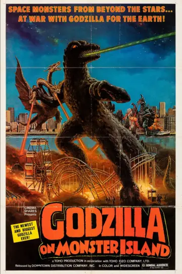 Plakat do filmu "Godzilla kontra Gigan" #950125