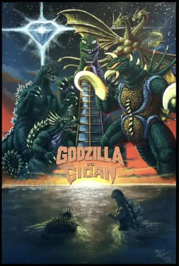 Plakat do filmu "Godzilla kontra Gigan" #950126