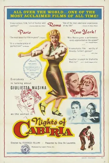 Plakat do filmu "Noce Cabirii" #983600