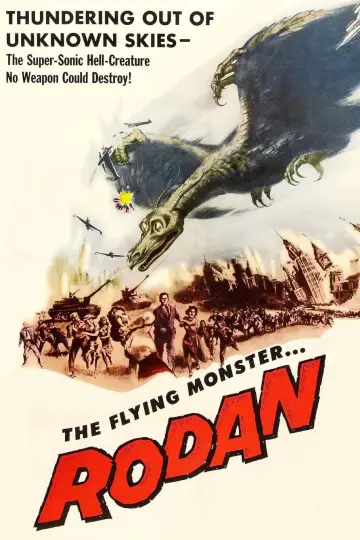 Plakat do filmu "Rodan - ptak śmierci" #129668