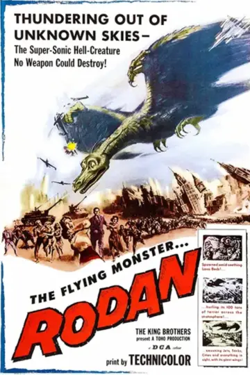 Plakat do filmu "Rodan - ptak śmierci" #129671