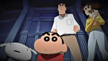 Zasłona do filmu "クレヨンしんちゃん 嵐を呼ぶ 栄光のヤキニクロード" #395305