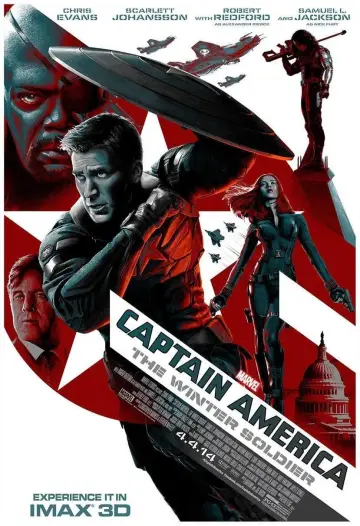 Plakat do filmu "Kapitan Ameryka: Zimowy Żołnierz" #47946
