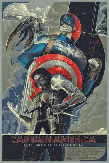Plakat do filmu "Kapitan Ameryka: Zimowy Żołnierz" #47958