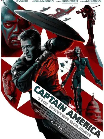 Plakat do filmu "Kapitan Ameryka: Zimowy Żołnierz" #613557