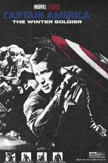 Plakat do filmu "Kapitan Ameryka: Zimowy Żołnierz" #781877