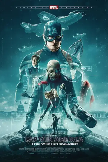 Plakat do filmu "Kapitan Ameryka: Zimowy Żołnierz" #781883