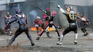 Zasłona do filmu "仮面ライダー×仮面ライダー Ｗ＆ディケイド MOVIE大戦2010" #939764