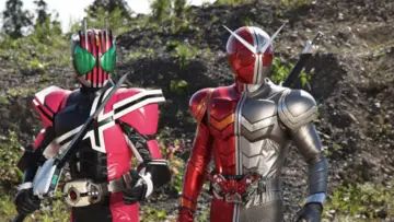 Zasłona do filmu "仮面ライダー×仮面ライダー Ｗ＆ディケイド MOVIE大戦2010" #939772