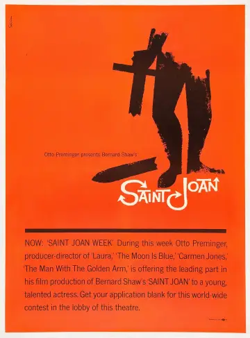 Plakat do filmu "Saint Joan" #1106148